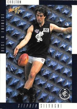 1997 Select AFL Ultimate Series #66 Stephen Silvagni Front